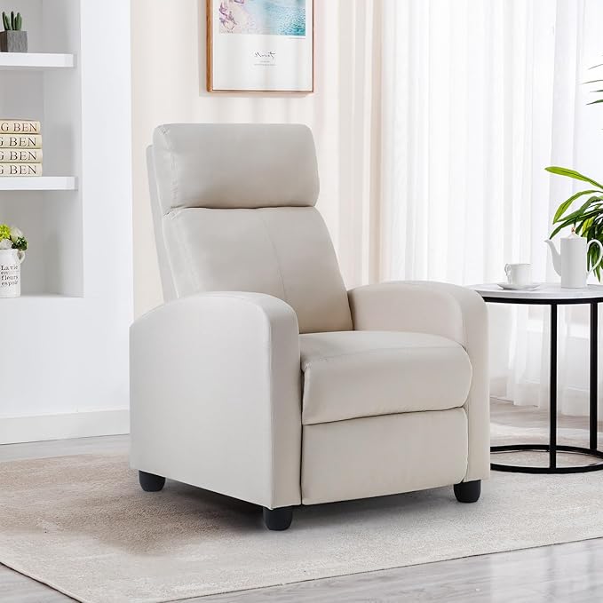 BestMassage | Recliner Chair | No Massage Function | Textile Beige | - Image 7