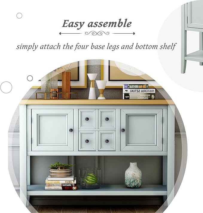 Merax Modern Wood Buffet Sideboard - Image 7