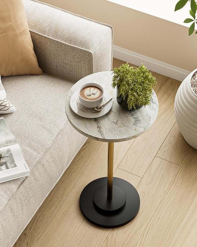 Round Side Table, Small Drink Table - Image 3