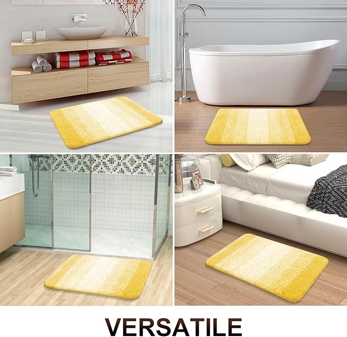 OLANLY Bathroom Runner Rugs 59x24, Extra Soft Absorbent Microfiber Bath Rugs - Image 6