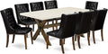 East West Furniture X727FO749-9 9 Piece Dining Room Furniture Set Includes a by EastWestFurniture