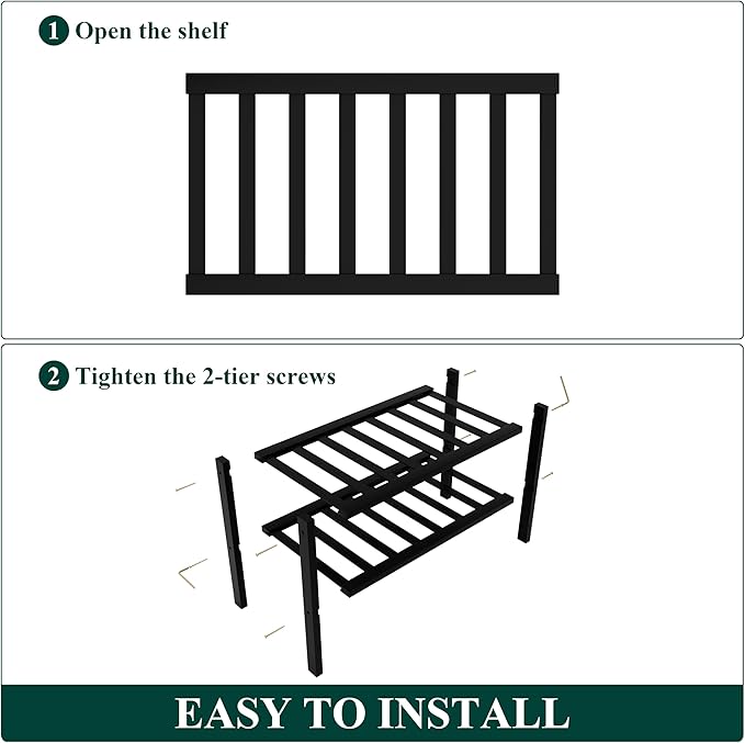 Smiry Shoe Rack, 2 Tier Small Bamboo Shoe Organizer, Stackable Free Standing - Image 6
