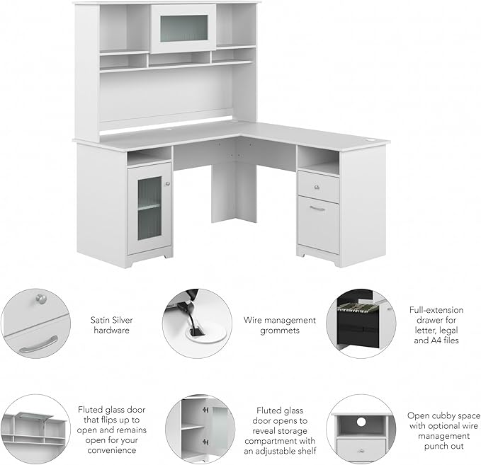 Bush Furniture Cabot L Shaped Desk - Image 7