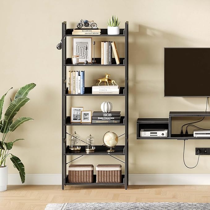 Rolanstar Bookshelf 6 Tier - Image 5