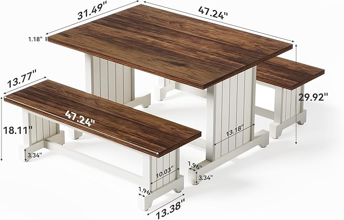 LITTLE TREE Dining Table Set for 4 - Image 7