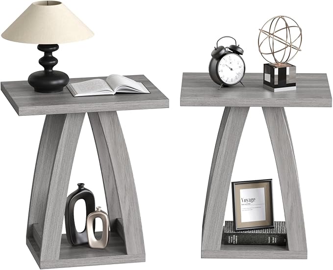 End Tables Living Room, Side Table Beside Sofa, Nightstand by FROMJBEST