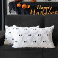 4TH Emotion Halloween Ghost Decorative Lumbar Pillow Covers 12x20 Set of 2 by 4THEmotion