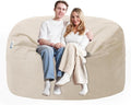 5FT Bean Bag Chair with Ultra Soft Velvet Cover Bean Bag Sofa with Memory Foam by Unknown