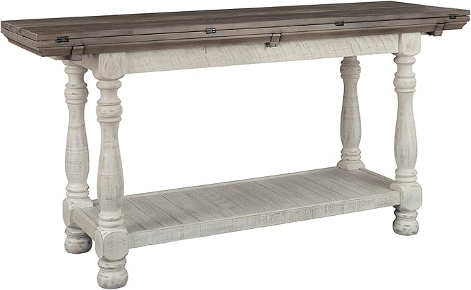 Signature Design by Ashley Havalance Farmhouse Sofa Table, Flip Top Design by SignatureDesignbyAshley