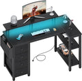 Lufeiya Black L Shaped Desk by LUFEIYA