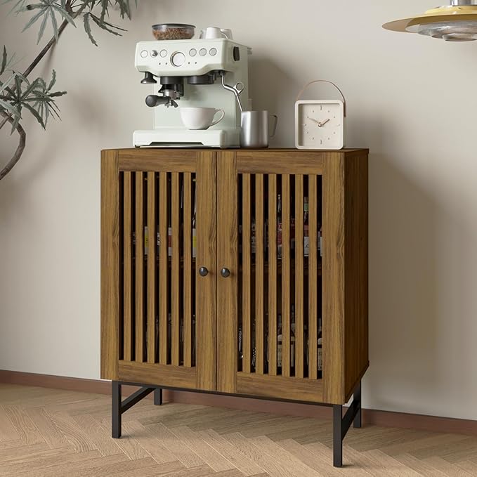 Buffet Storage Cabinet with 2 Doors, Kitchen Sideboard with Storage, Coffee Bar - Image 5