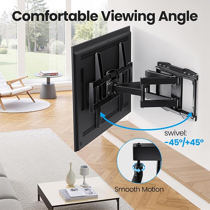UL Listed Full Motion TV Wall Mount Bracket - Image 4