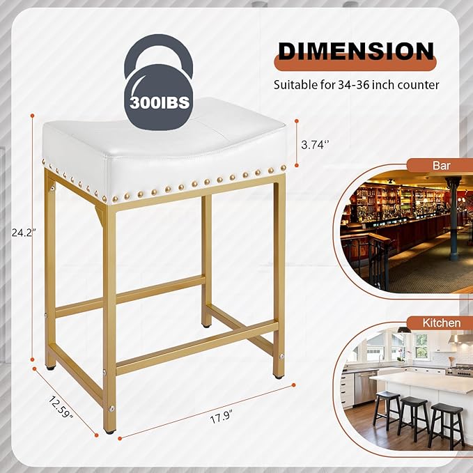 Bar Stools Set of 2 - Image 3