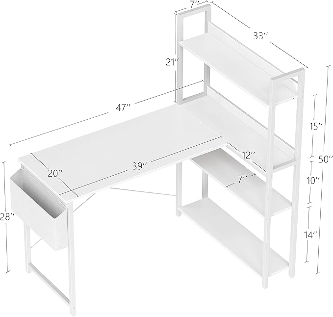Treesland 47 Inch Computer Desk - Image 3