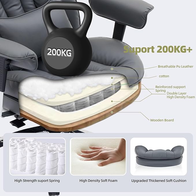 Efomao Big and Tall Office Chair - Image 3