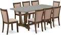 East West Furniture V797MZ716-9 9 Piece Dining Room Table Set Includes a by EastWestFurniture