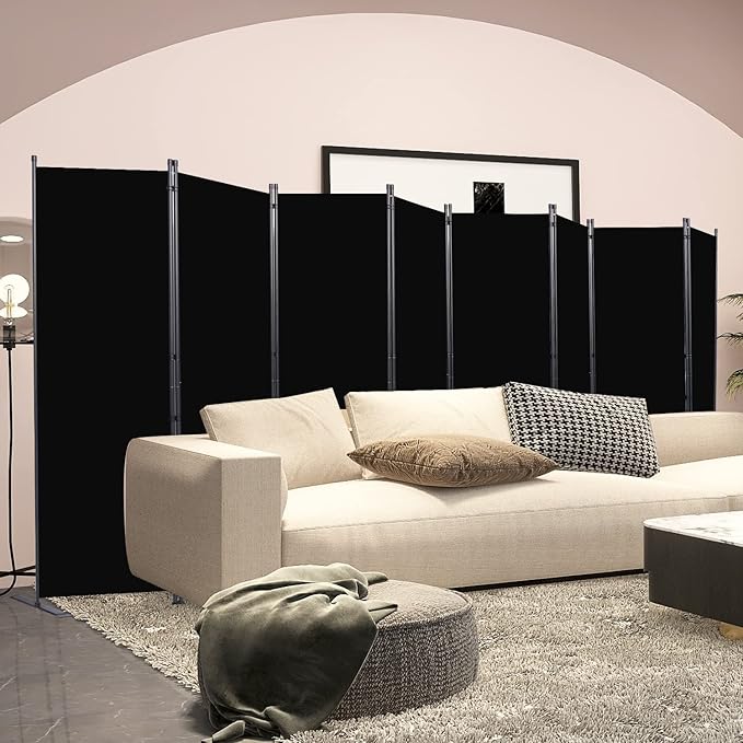 Room Divider, 8 Panel Folding Privacy Screens - Image 6