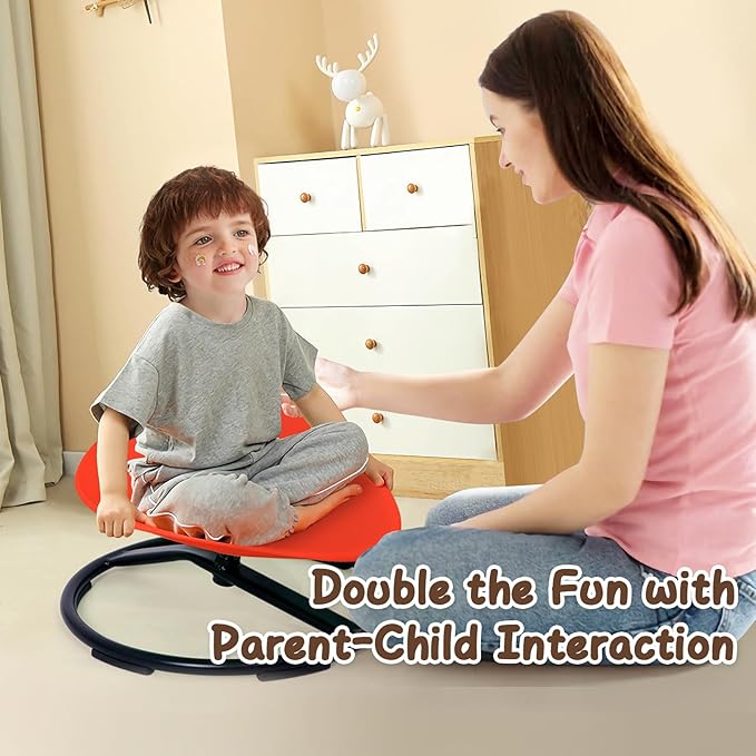 Kids Sensory Spinning Chair for Autism Ages 3+, Sit and Spin Swivel Chair for - Image 2