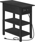 HOOBRO End Table with Charging Station, Flip Top Side Table with USB Ports by HOOBRO