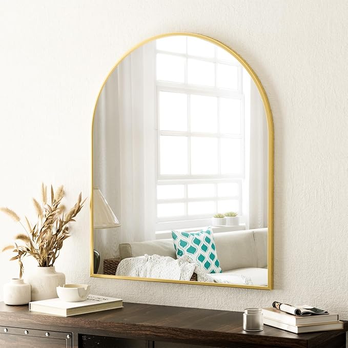 Arched Bathroom Mirror, 32x34 Inch - Image 8