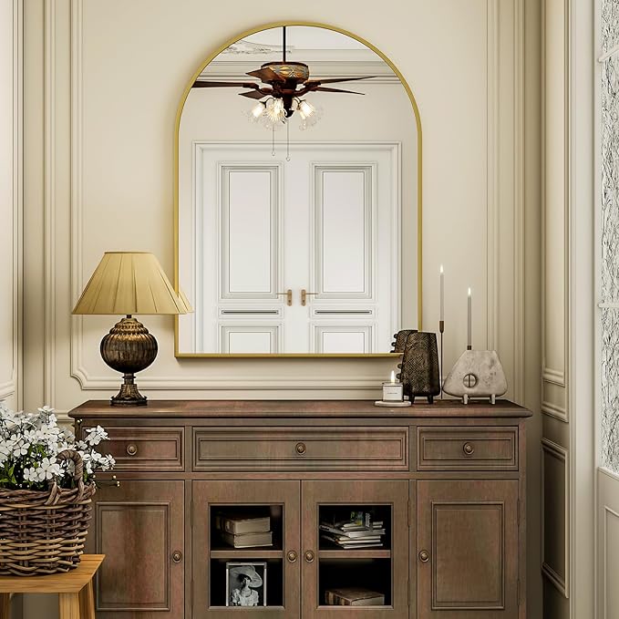 Arch Bathroom Mirror, 20x30 inch Arched Bathroom Mirror/Wall Mounted Vanity - Image 7