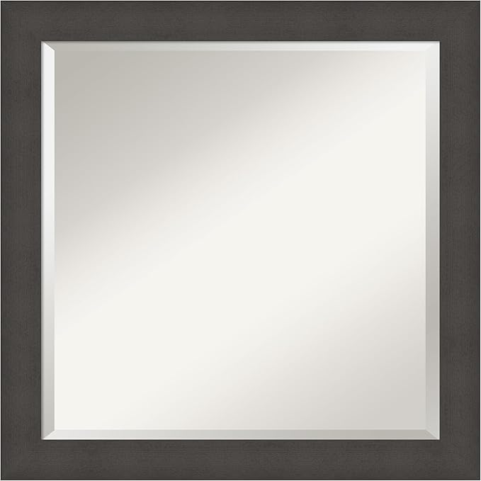 Amanti Art Silver Bathroom Mirror by AmantiArt