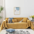 STACYPIK Waterproof Yellow Couch Cover, Non-Slip Sofa Cover by STACYPIK