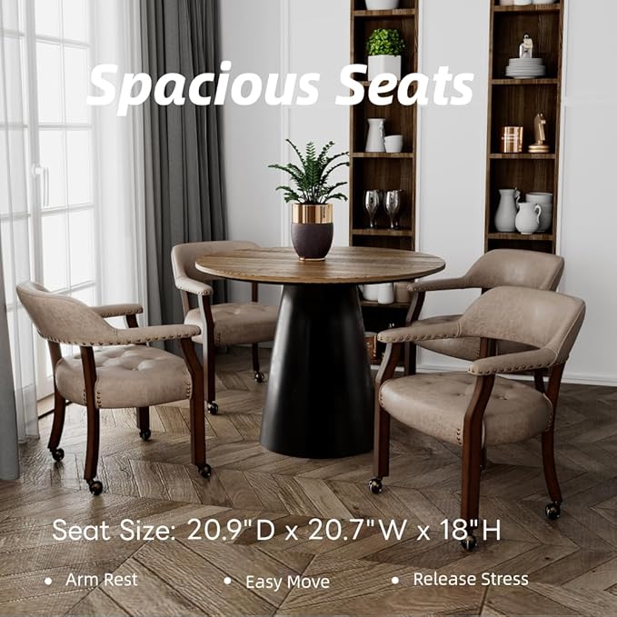 LEEMTORIG Large Dining Chairs - Image 3