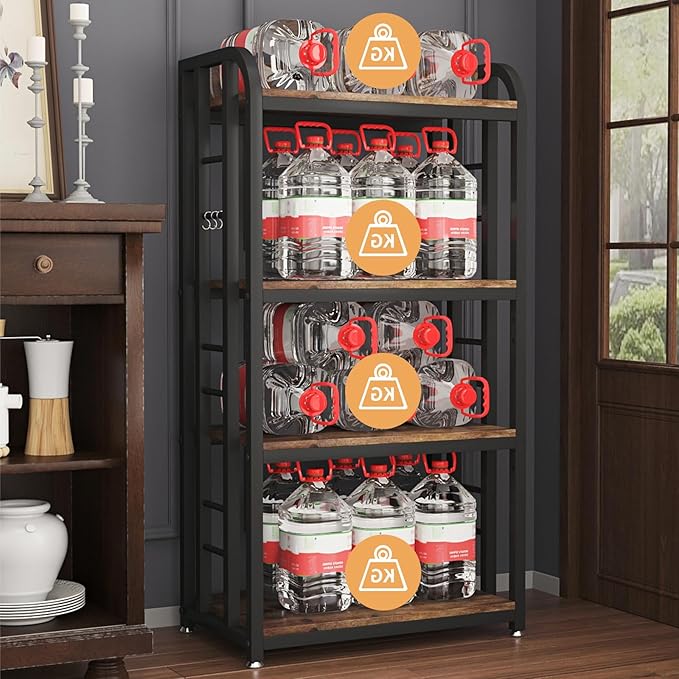 Microwave Oven Stand with Storage 4 Tiers, Free Standing Microwave Oven Stand - Image 5