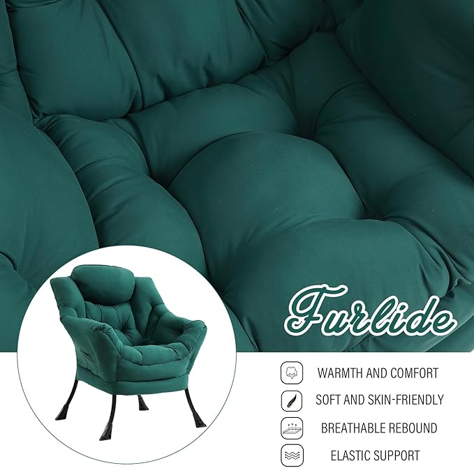 Lazy Chair for Living Room, Modern Accent Chairs - Image 5