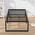 EMODA 18 Inch Narrow Twin Bed Frame 30x75, Heavy Duty Metal Platform No Box by EMODA