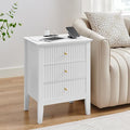 OCANDO White Bed Side Table by OCANDO
