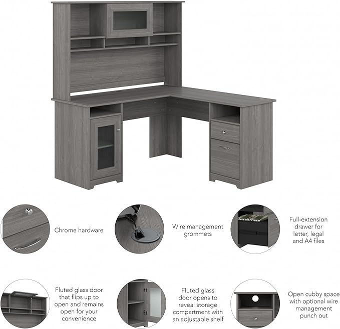 Bush Furniture Cabot L Shaped Desk - Image 8