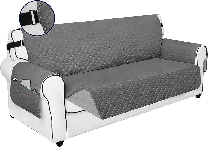 PureFit Reversible Sofa Couch Cover Water Resistant Couch Covers by PureFit