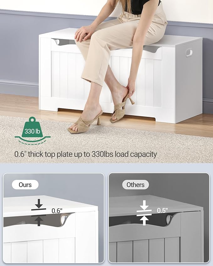 39.4" Storage Chest, Storage Bench Trunk - Image 10