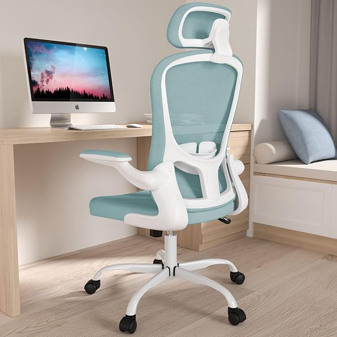Office Chair, High Back Ergonomic Desk Chair, Breathable Mesh Desk Chair by Silybon