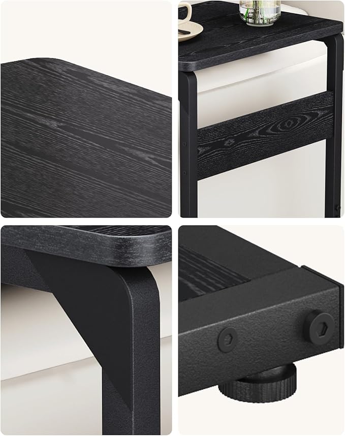 C-Shaped End Table, Small Side Table - Image 7