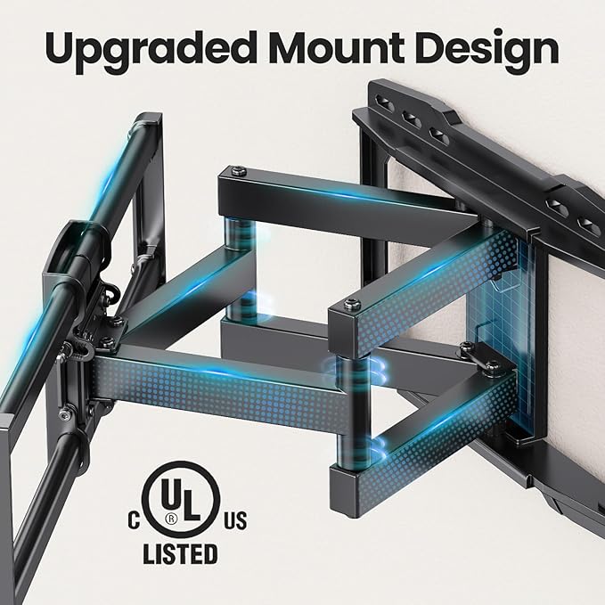 UL Listed Full Motion TV Wall Mount Bracket - Image 2