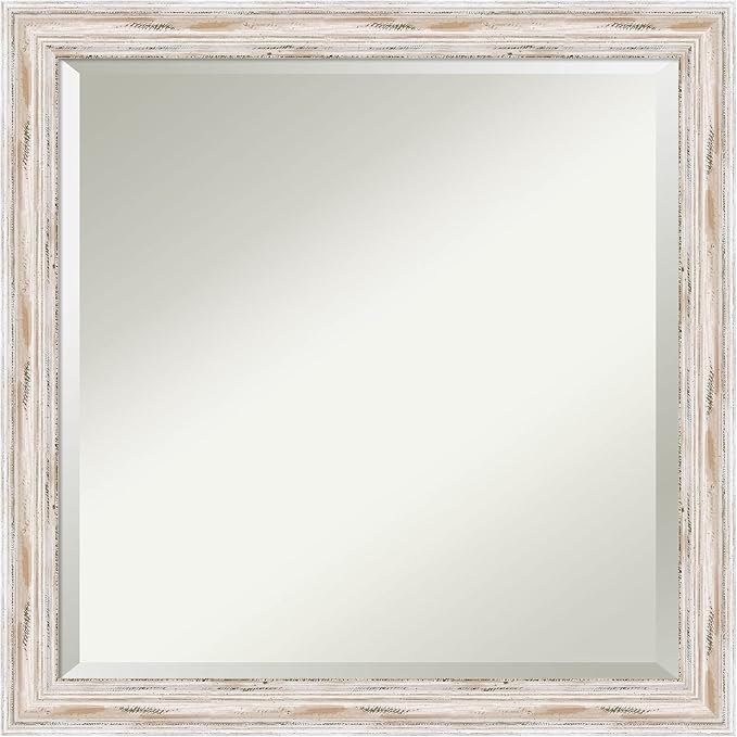 Amanti Art White Bathroom Mirror by AmantiArt
