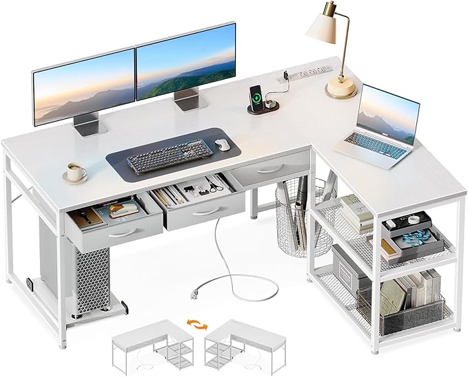 AODK 53 Inch L Shaped Computer Desk by AODK