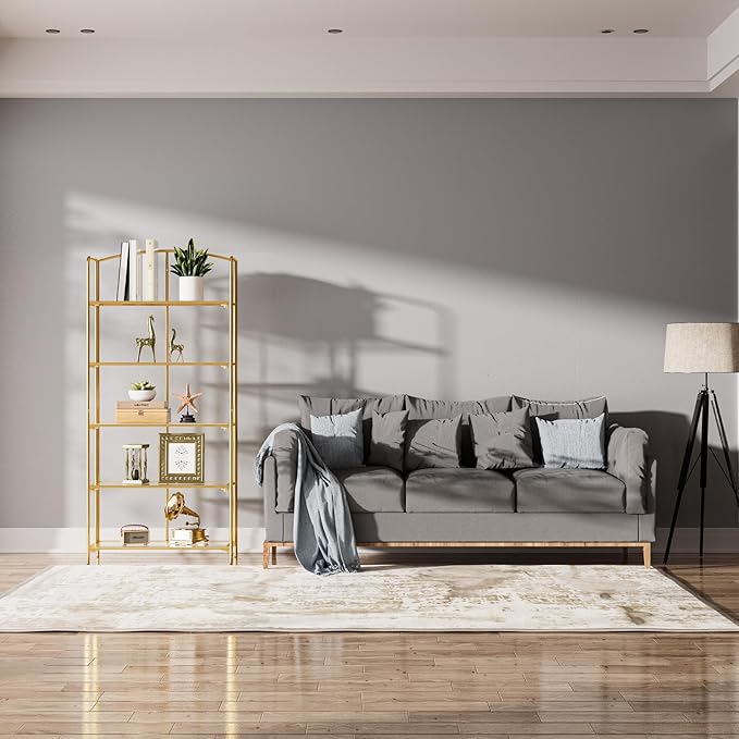 Crofy No Assembly Folding Bookshelf - Image 5