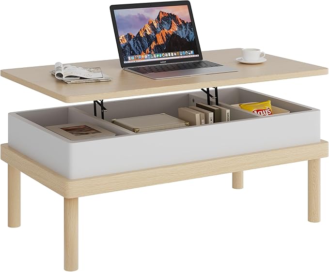 Shintenchi Coffee Table, Lift Top Coffee Table by Shintenchi