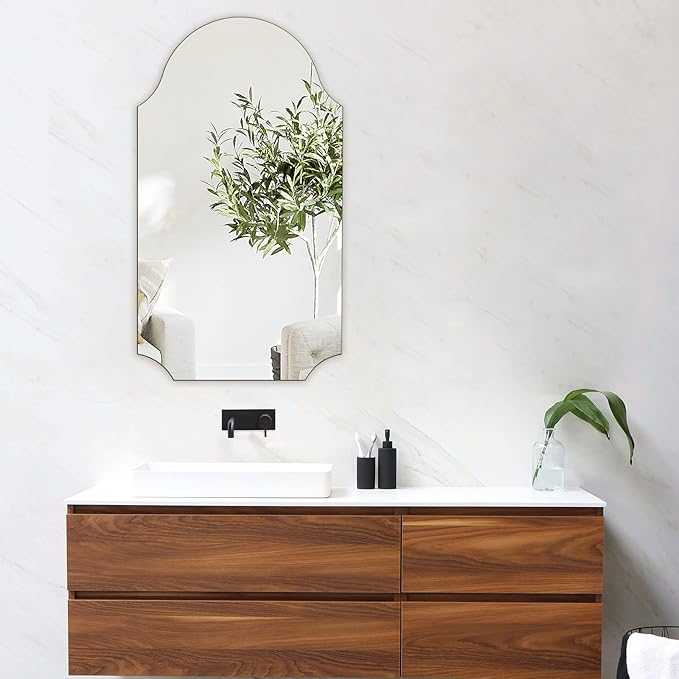 Wall Mounted Mirror for Bathroom Mirror 20 x 36 '' Vanity Frameless Mirror - Image 2