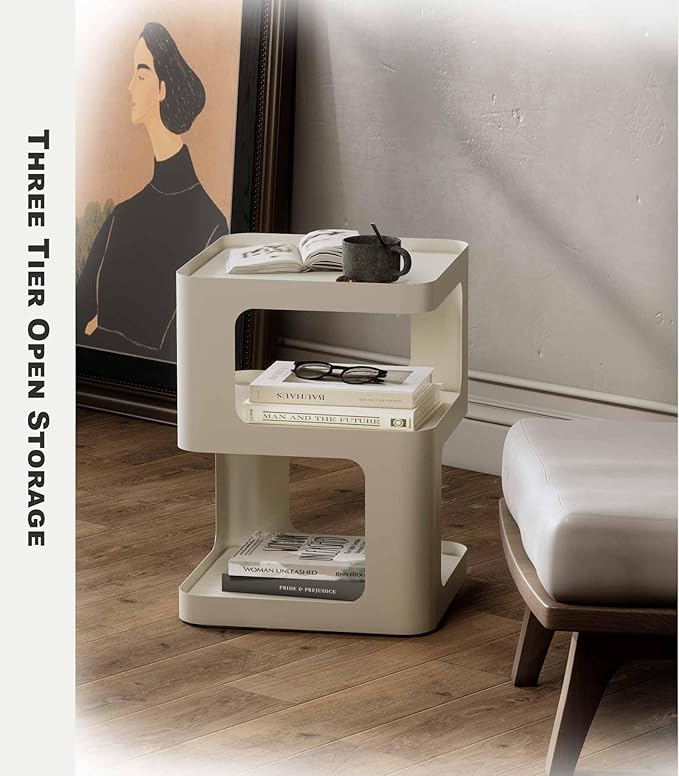 XIV Side Table, Small End Table, Modern Nightstand, Accent Bedside Table - Image 7