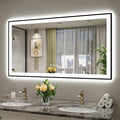 55x30 Inch LED Bathroom Mirror by YEELAIT