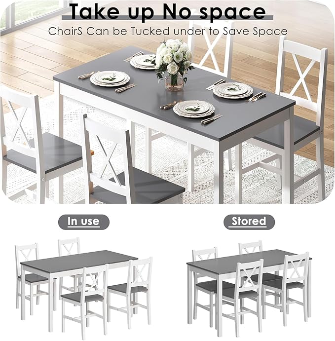 sogesfurniture 42.5''Dining Table Set - Image 3