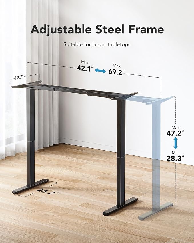 HUANUO Electric Standing Desks Frame - Image 3