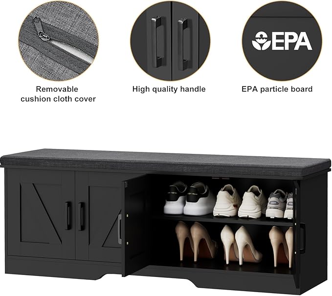 2-Tier Storage Bench, Shoe Bench - Image 8