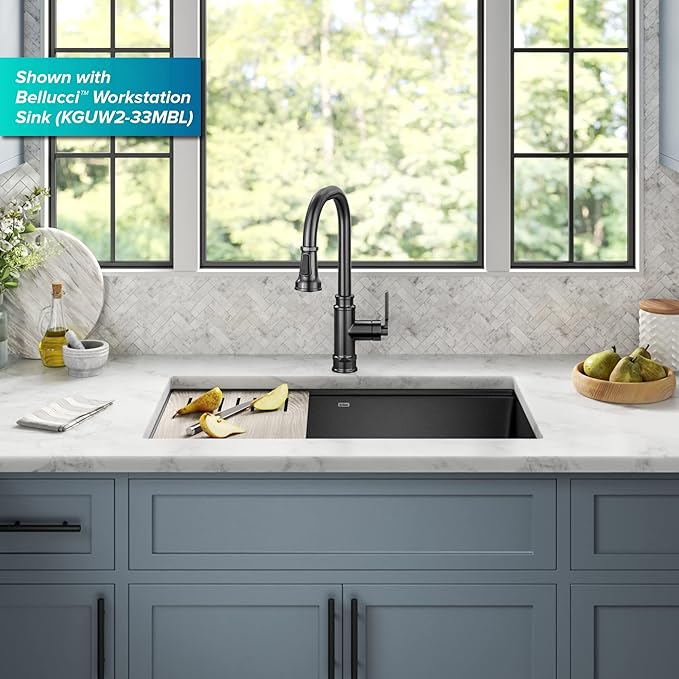 KRAUS Allyn Transitional Industrial Pull-Down Single Handle Kitchen Faucet in - Image 13
