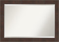 Amanti Art Brown Bathroom Mirror by AmantiArt